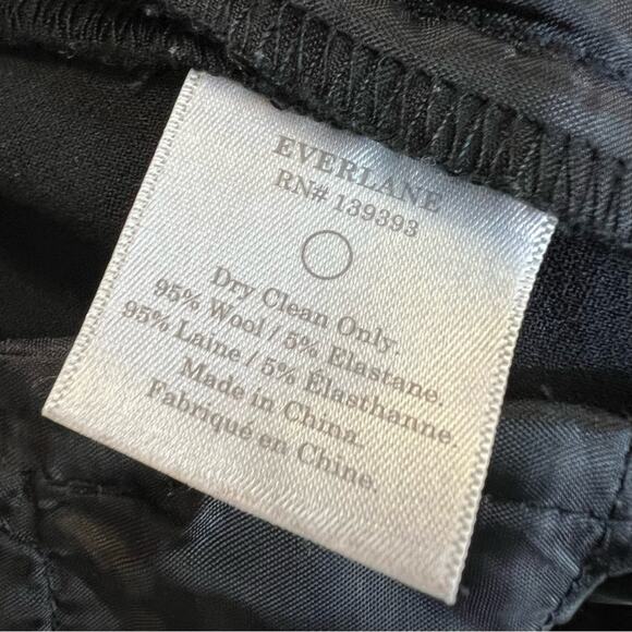 Everlane Straight Slim Ankle pant in Black size 2 - Picture 5 of 14